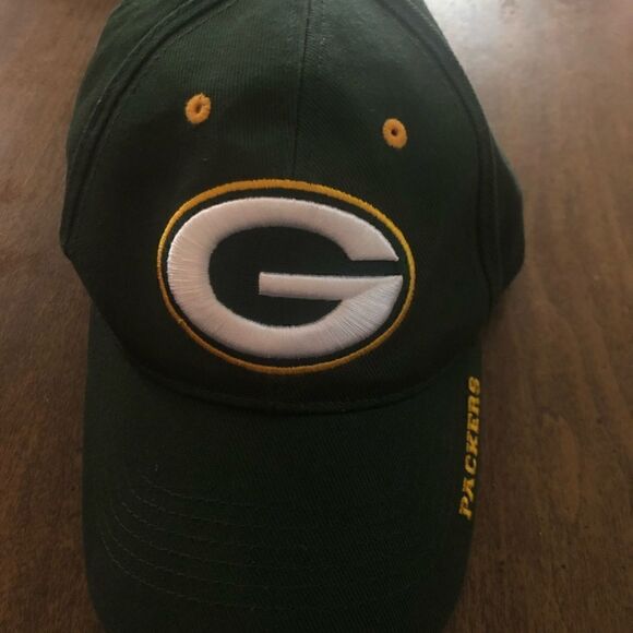 Green Bay Packers baseball cap. One size. Green. Velcro closure - Picture 1 of 6